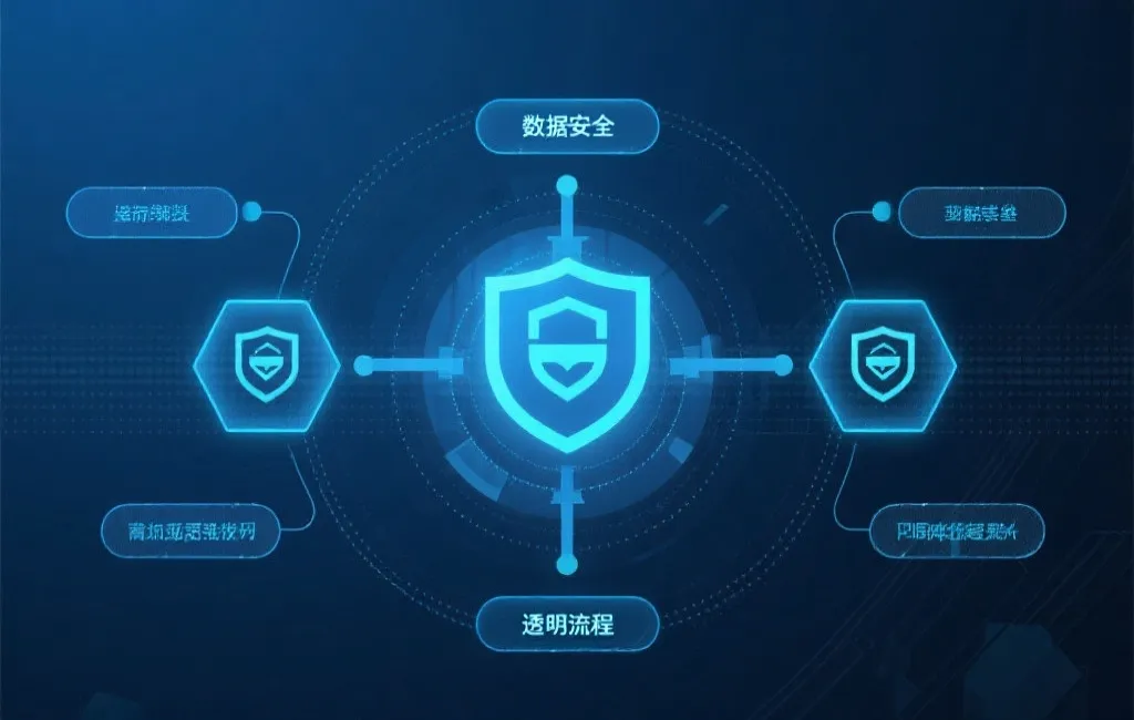 数据透明与安全流程示意图